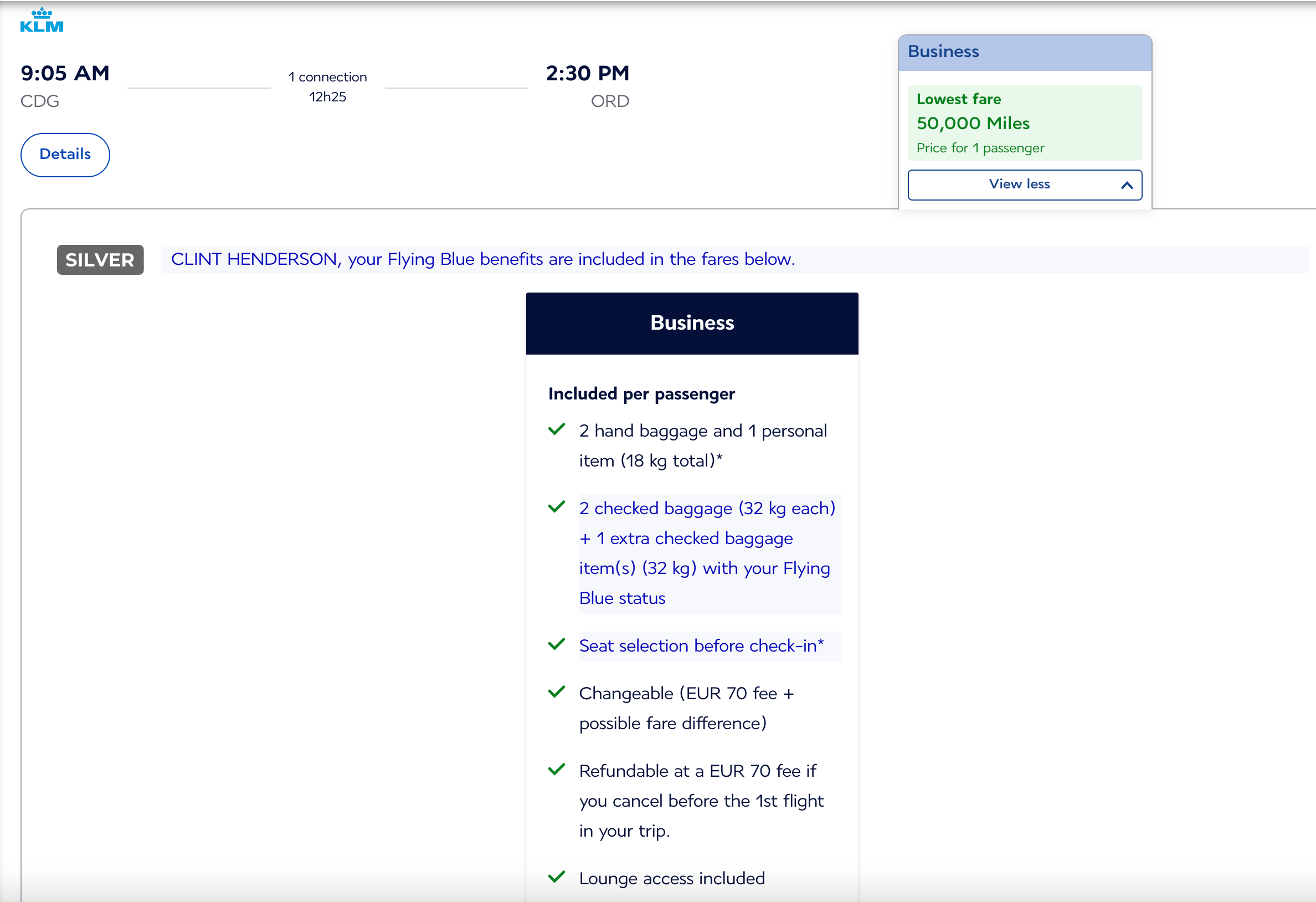Air France Flying Blue search results. AIR FRANCE